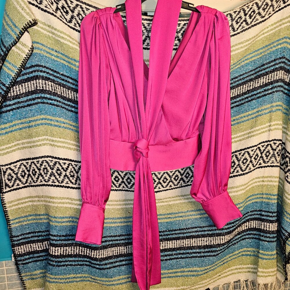 nwt banana republic pink blouse - Picture 5 of 7